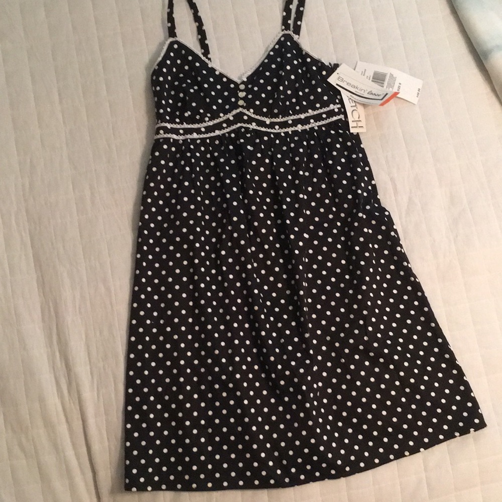 Polka Dot Babydoll Dress